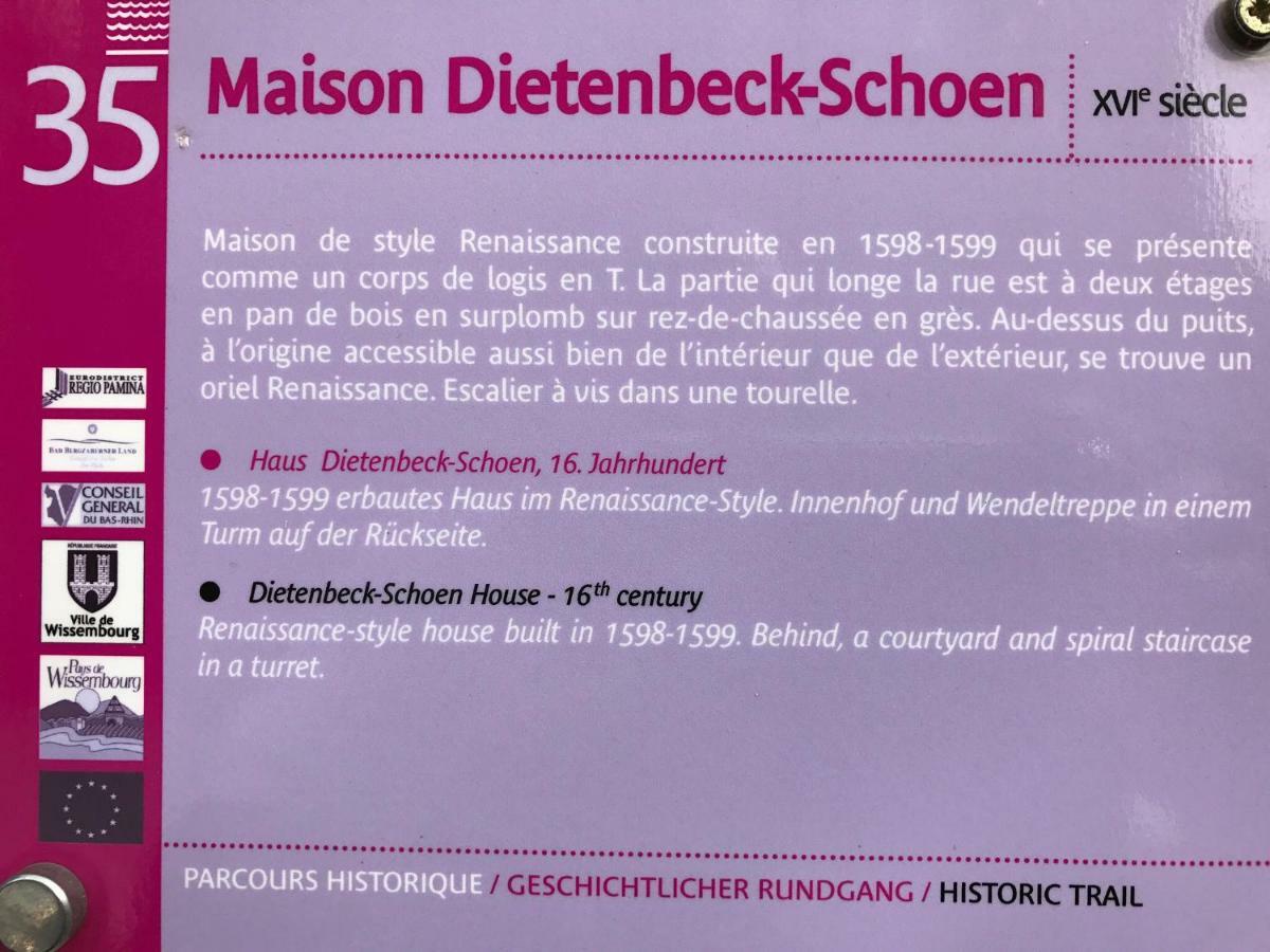 Maison Dietenbeck Wissembourg Ngoại thất bức ảnh